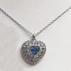 2026 New Trend Fine Jewelry Set Charming Heart Crystal Fashion Stainless Steel Necklace Earrings As a Anniversary Gift for Women