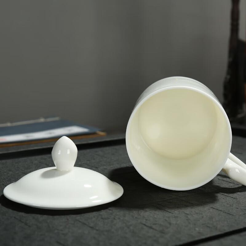 Chaxun Blue and White Porcelain Office Meeting Cup Gift Set