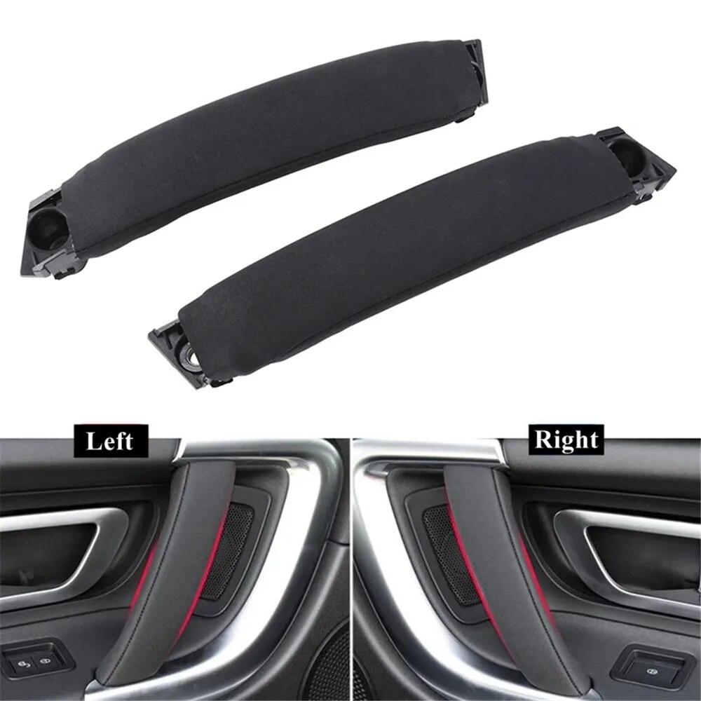Left Right Car Interior Leather Door Handle for Land Rover Discovery Freelander 2015- Inner Door Panel Handle Pull