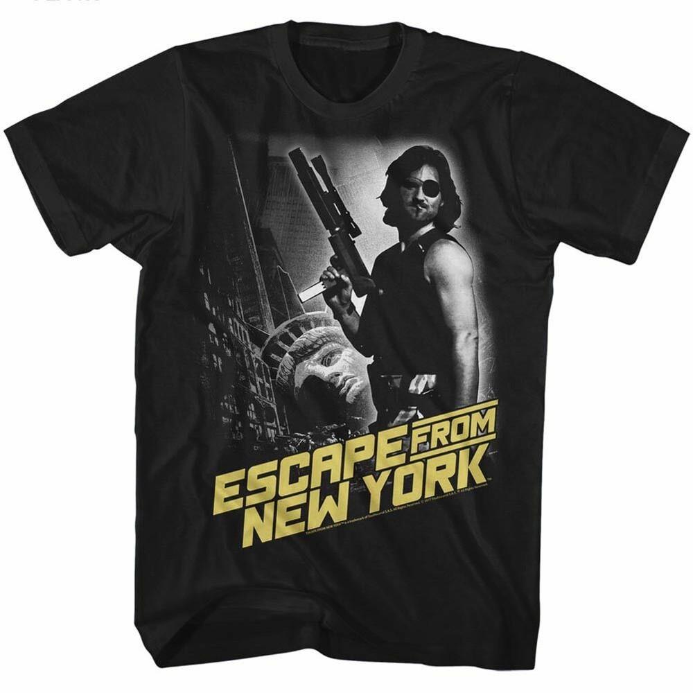 Escape From New York Mens T-Shirt MOVIE SM5XL New 1997 ESCAPE Black Cotton Unisex T-Shirt XXXL