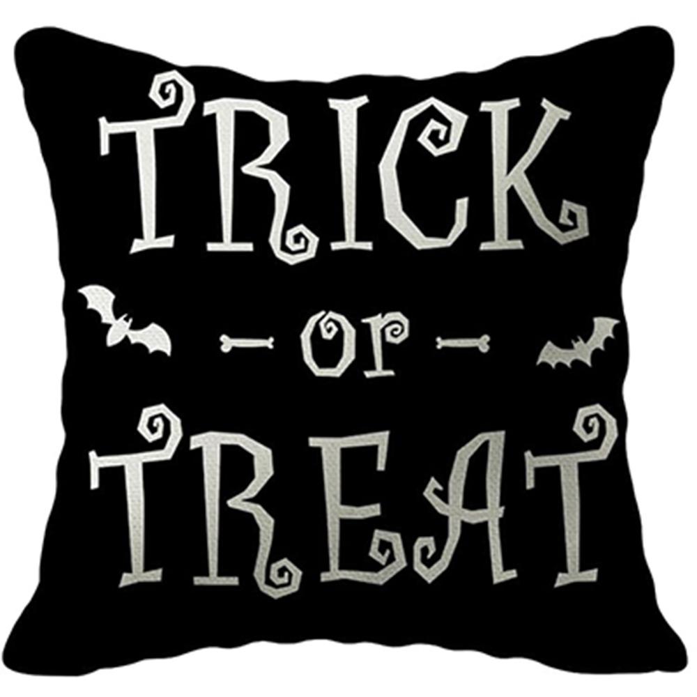 Halloween Themed Pillowcases Ghosts Cats Pumpkins Spooky Fun Sofa cushion cover holiday party decoration gift 30x30cm