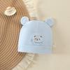 Pure Cotton Double Layer Newborn Hat for 0-3 Months, Suitable for Autumn/Winter