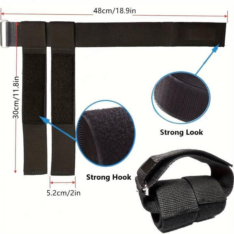 Adjustable Dumbbell Strap Ankle Buckle for Weightlifting Tibia Training Hip Lift Strength Leg Bend Lift Fitness
