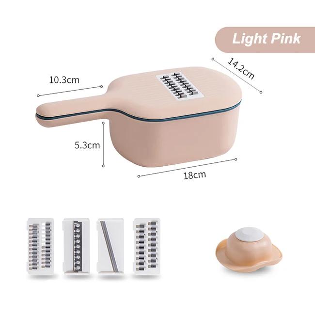 Multi-function Manual Potato Carrot Cucumber Slicer Cutter Grater Shredders with Strainer - Kitchen Fruit and Vegetable Tools