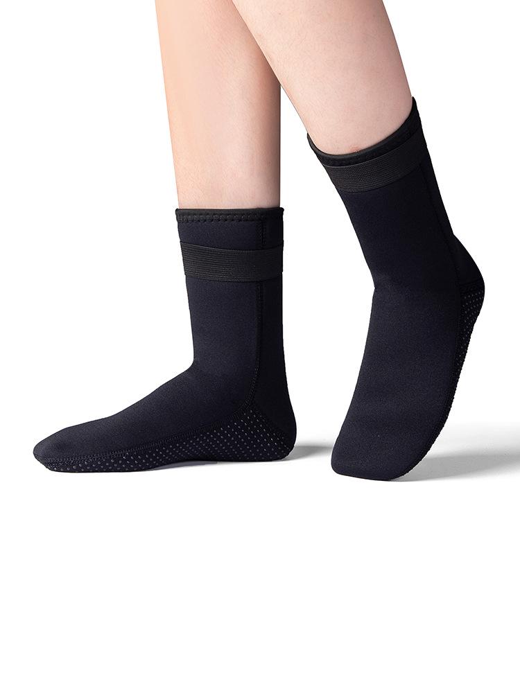 Unisex Diz Altı Dalış Çorapları: Kaymaz, Delinmeye Karşı Dayanıklı, 3/5 mm Kalınlıkta, Yüzme, Sörf ve Plaj Aktiviteleri İçin Mükemmel.