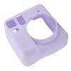 Instant Camera Silicone Protective Case for SE Wear Fall Resistant Soft Shell Pure Color Purple
