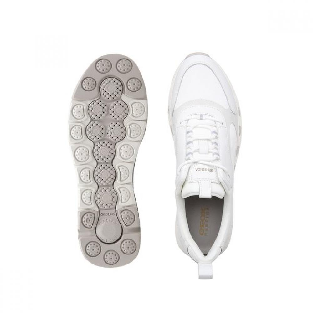 Geox Women S Comfort SneakerS White Ecub 4 8gxxua4f9S