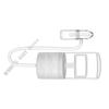 H3CD Baby Nasal Suction Aspirator Nose Cleaner Washable Hand Nasal Aspirator Cleaner Cleaning Tool for Children 0-6 Year