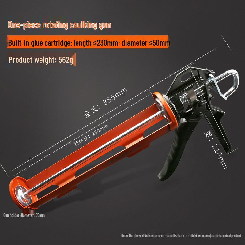 Glass Glue Gun - Silicone Caulking and Sealant Tool for Home Use