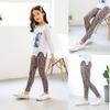 2T -12T Girls' Leggings Spring and Autumn Thin Children's Stretch Printed Pants Korean Children's Pants Summer Clothes
