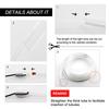 RGB LED Car Interior Decor Neon EL Strip Light Atmosphere Lamp 6m Optical Fiber