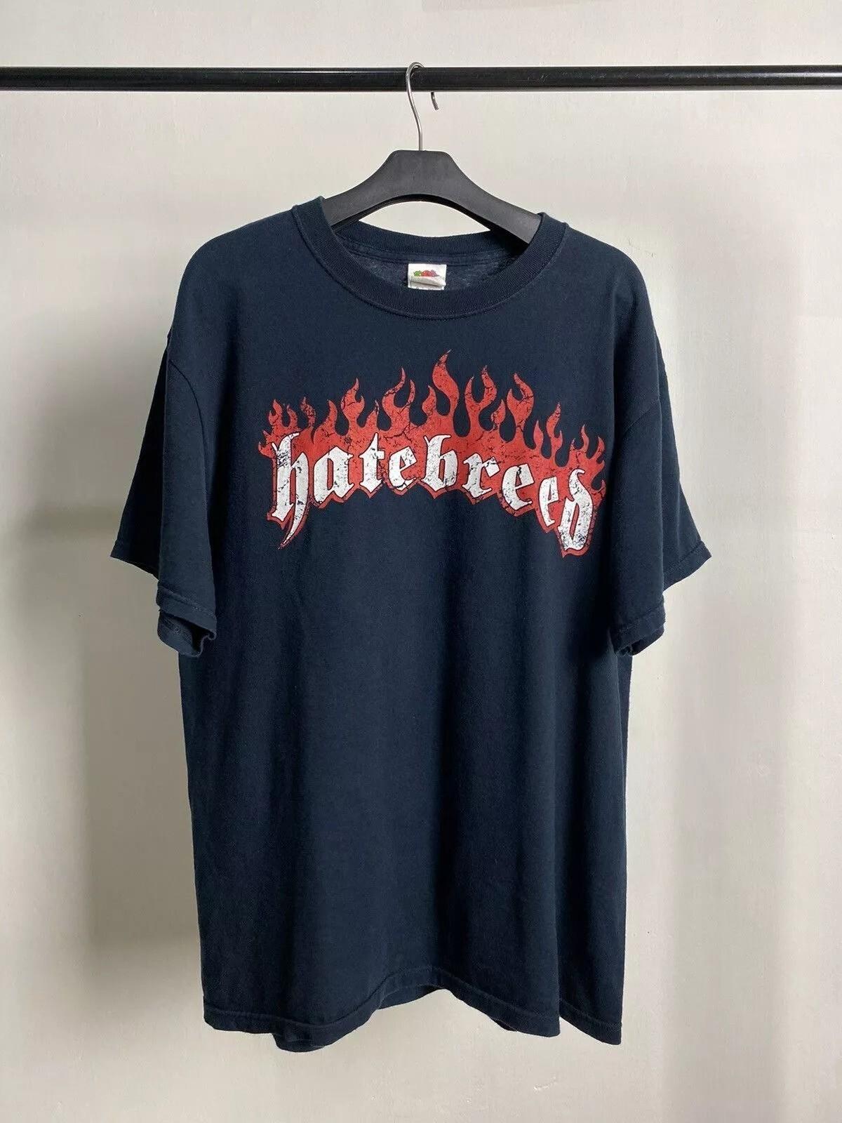 

Vtg Hatebreed Band Big Logo Graphic short sleeve T Shirt Mens Womens Tees Top classic style S-4XL L