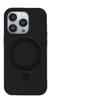 Applicable To iPhone17promax Liquid Magnetic Suction Bracket Mobile Phone Case Apple 16 Silicone Anti-drop Large Hole Anti-drop Cover