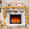 Christmas Decoration Acrylic Dry Orange Sheet Christmas Fireplace Decoration, Rustic