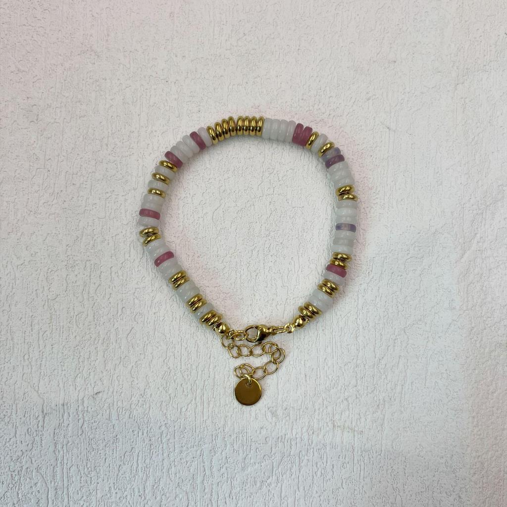 Colorful Semi-Precious Stone Beaded Necklace - Handmade Vintage Clavicle Chain with Optional Multi-Color Design