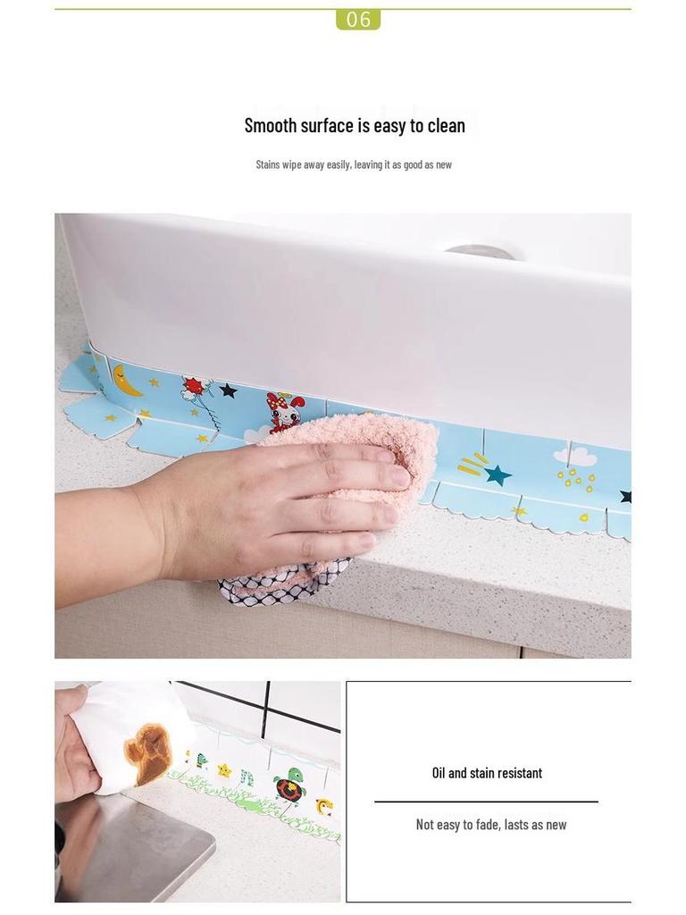 Waterproof Self-Adhesive Corner Sealing Sticker for Bathroom and Kitchen