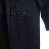 YVES SAINT LAURENT 90s Old Stainless collar coat M Navy with fox fur Women Used