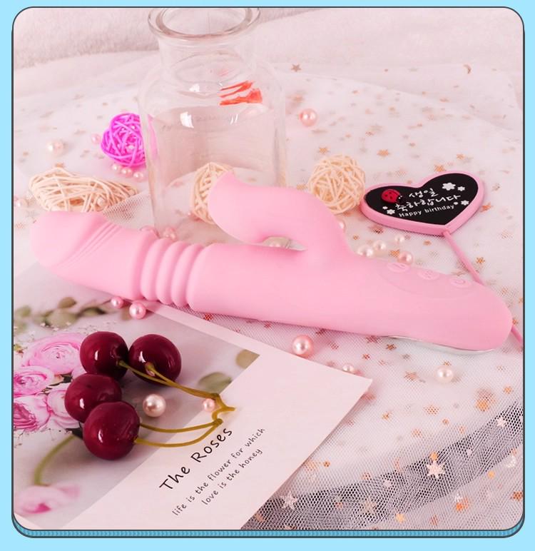 Automatic Thrusting and Licking Vibrator for Women - Erotic Self-Pleasure Device