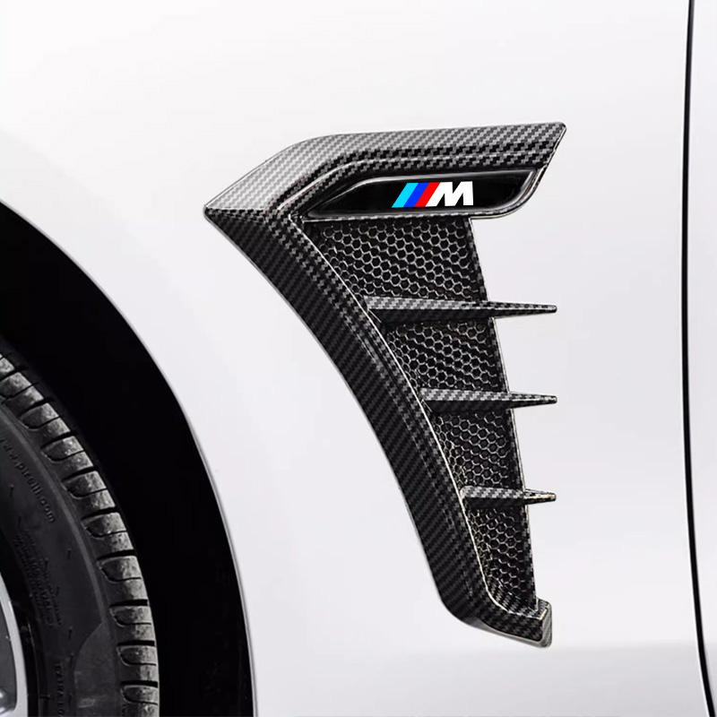 2Pc Car Decorate Fender Body Side Emblem Sticker Auto Accessories For BMW M Performance M3 X6 X5 E39 E46 E90 E60 E36 F11 F12 F07 jvsh88