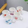 Big Ears Hand-Painted Ceramic Style Coffee Couple Cup Simple Korean Hand-Painted Cup