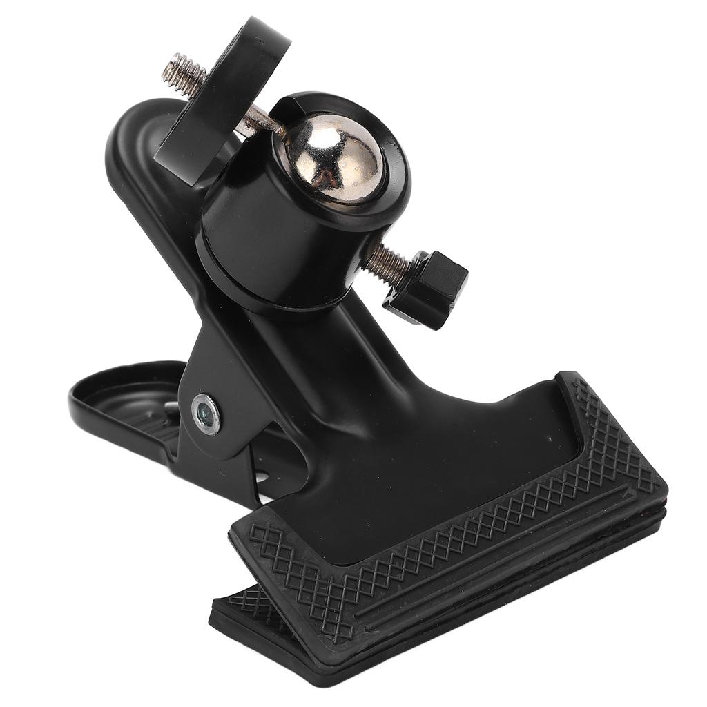 Tripod Camera Clip Clamp Holder with 360 degrees  Rotatable Ballhead Clamp for Motion Camera