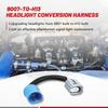 RED WOLF 9004 HB1 9007 HB5 to H13 9008 Headlight Extension Wiring Harness Socket Fog Light Headlamp Conversion Retrofit Fit 1994-2007 Ford F150,