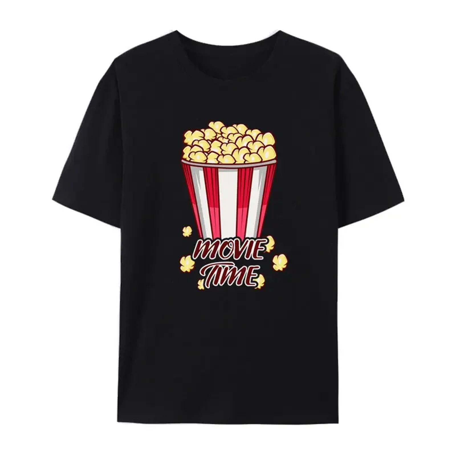 

Funny Movie Time Movie Goer Gift Cotton T Shirt Retro Goth Hipster Y2k Streetwear Creative Fashion Leisure Aesthetics Shirt XXXXXL різнокольоровий