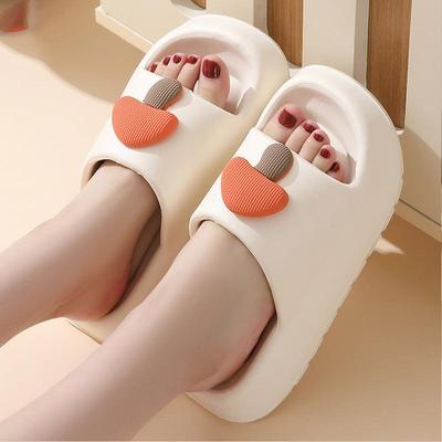 Unisex Sommer Große Größe Dicke Unterseite Cartoon Pilz Indoor Sandalen Frauen Männer Casual Anti Slip Hausschuhe Für Paare 36-41