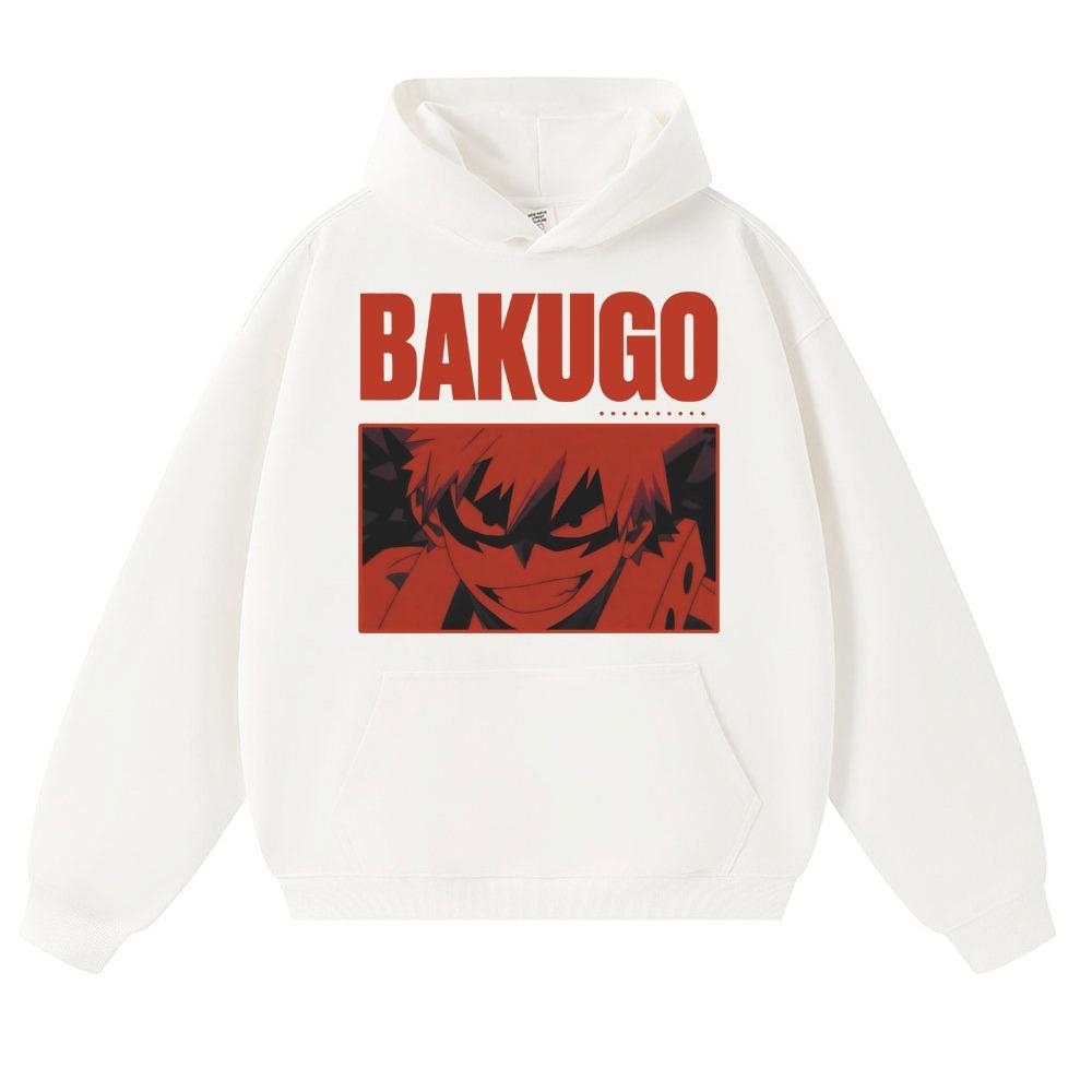 Anime My Hero Academia Katsuki Bakugo Hoodie Hip Hop Retro Harajuku Manga Sweatshirt Men Women Pullover