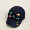 Denim Children Sports Hats Vehicles Pattern Baby Sun Visor Hat Toddler Peaked Caps  School Use