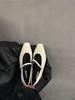Flat-bottomed silver French spring and autumn niche single shoes women's 2024 new popular skirt Mary Jane evening shoes