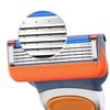 4Pcs/ Pack Razor Blade for Men Safety Face 5 Layer Stainless Shaving Cassette for Gillettee Melting Handle