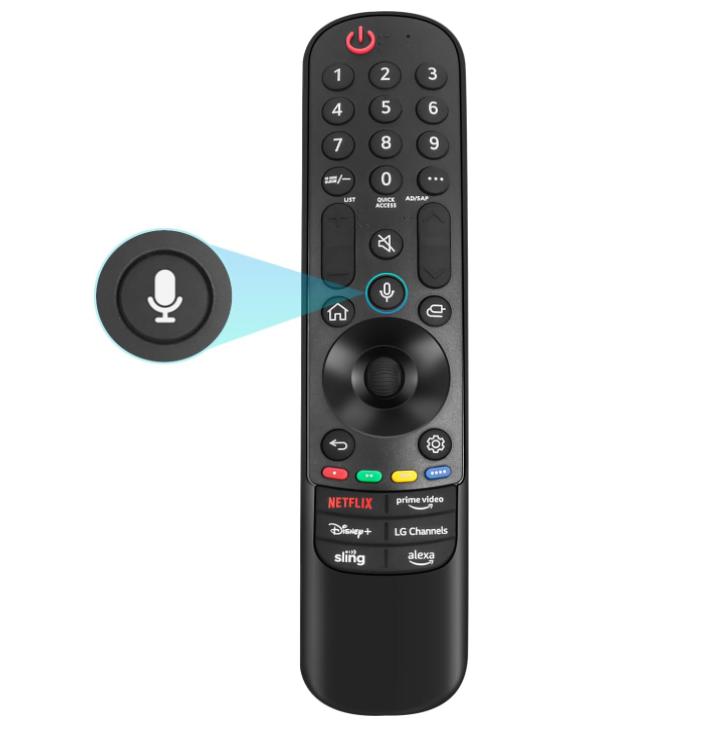 Original Quality TV Remote Control Air Mouse Voice Pointer MR23GA Magic Remote Replacement for LG Smart TVs 2023 чёрный