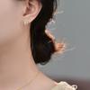 Bow Love Earrings Are Small and Exquisite, Light Luxury High-end Earrings Are Simple and Niche