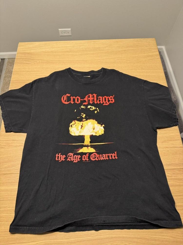 

Cro-mags Age Of Quarrel Hardcore Punk T shirt Tops Tee Full Size S-4XL L