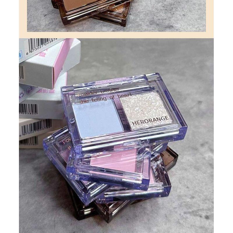 HERORANGE - Double Color Eyeshadow Palette - 3 Colors