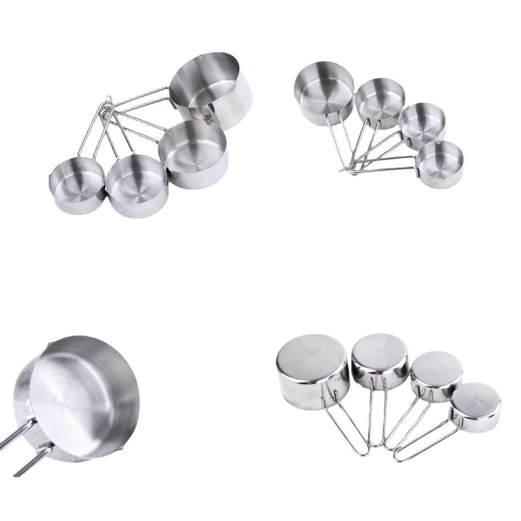 Kreatives Minimalistisches Edelstahl-Messlöffel-Set Für Kaffee Und Pulverförmige Zutaten