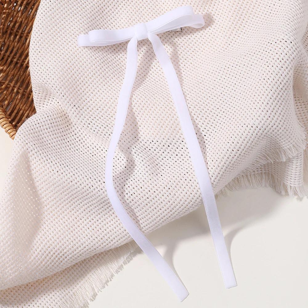 Vintage Big Large Velvet Bow Hairpins Barrettes For Women Girls Wedding Long Ribbon Korean Hair Clip Hairgrip Hair Accessories