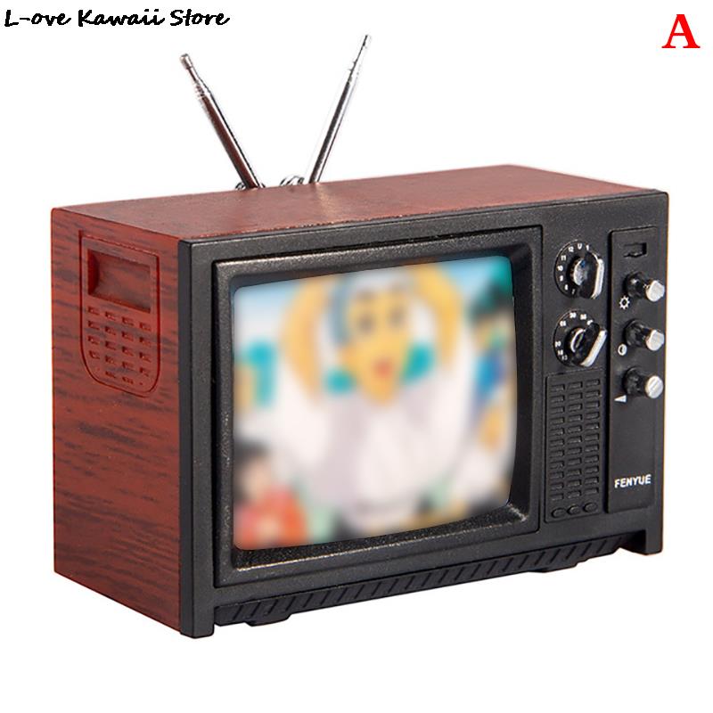 Miniature Dollhouse Furniture Set For Dolls House Mini Toy Kit Accessories TV Kitchen Home Fridge Kids Pretend Play Diy Figurine