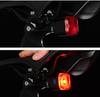 USB Rechargeable Bicycle Rear Light Brake Sensing Digital Power Display Long Endurance Taillight Cycling Accessories