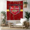 Arsenal Custom Your Name Wall Decor Tapestry Art For Pet Memorial Birthdaywedding Party Backdrop Family Gift