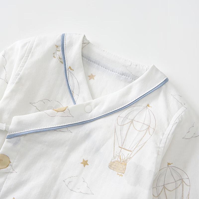 TONGTAI Baby Spring/Autumn Cotton Gauze Long-Sleeve Romper