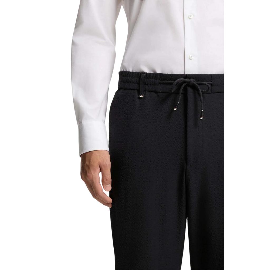 Boss Mens Perin Seersucker Formal Trousers