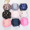 Lazy Drawstring Make Up Bag Portable Large Travel Cosmetic Bag Pouch Lazy Make Up Bag