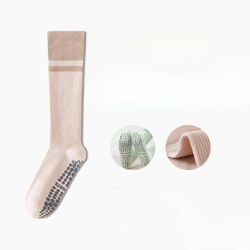 Female Autumn Professional Non Slip Fitness Pilates Cycling Yoga Lean Leg Pressure Exercise Calf Socks