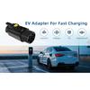 Type 2 to Type 1 EV Charger Adapter 32A Convert IEC 62196 Charger to J1772 Socket for Single-Phase Electric Cars
