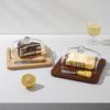 Nordic Style Glass-Covered Butter Dish & Cheesecake Dessert Box