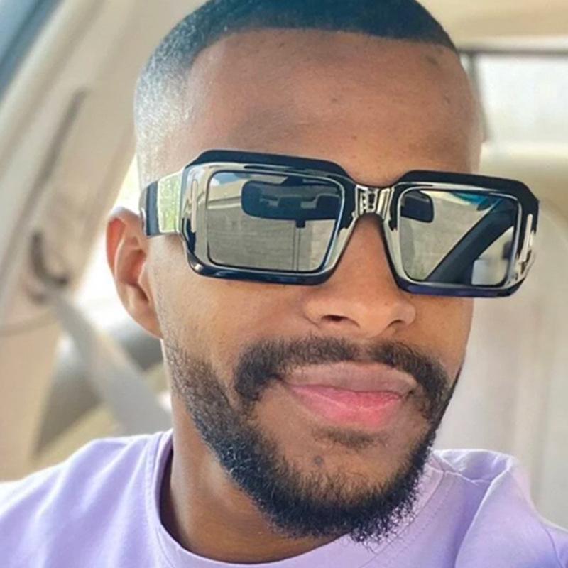 Square Shape Women's Sun Glasses European American Style UV Protection Women Sunglasses Vintage Retro Men Sunglass