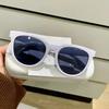 New Retro Round Sunglasses for Women Trendy Small High-end UV Resistant Outdoor Shades Simple Style Eyewear