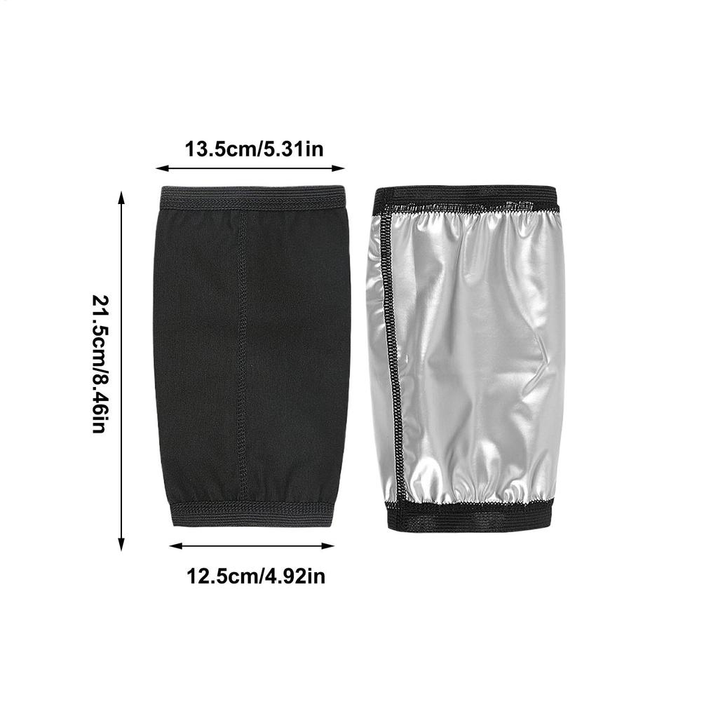 Arm Sweat Bands 2 Piece Adjustable Trainer Compression Sleeves Compression Wrap Sport Sauna Sweat Bands For Women Men Home